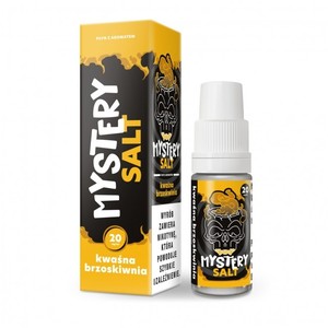 Liquid Mystery Salt 10ml o mocy 20 mg soli nikotynowej w smaku Kwaśna Brzoskwinia