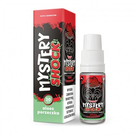 Liquid Mystery Shock Salt 10ml o mocy 20 mg soli nikotynowej w smaku Aloes Porzeczka
