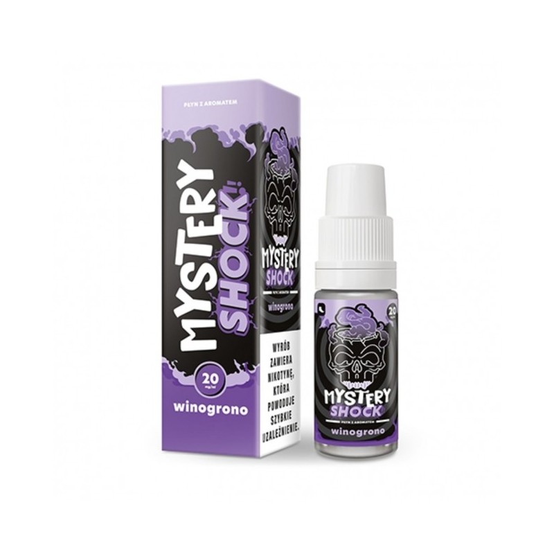 Liquid Mystery Shock Salt 10ml o mocy 20 mg soli nikotynowej w smaku Winogrono