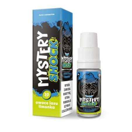Liquid Mystery Shock Salt 10ml o mocy 20 mg soli nikotynowej w smaku Owoce Lasu & Limonka