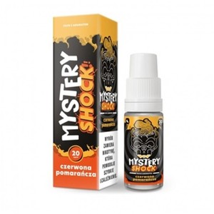 Liquid Mystery Shock Salt 10ml o mocy 20 mg soli nikotynowej w smaku Czerwona Pomarańcza
