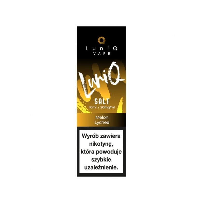 Liquid LuniQ Salt 10ml o mocy 20 mg soli nikotynowej w smaku Melon Lychee