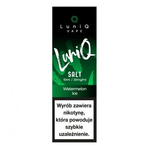 Liquid LuniQ Salt 10ml o mocy 20 mg soli nikotynowej w smaku Watermelon Ice