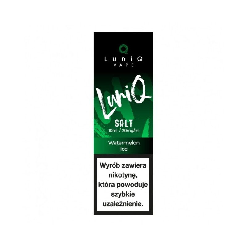 Liquid LuniQ Salt 10ml o mocy 20 mg soli nikotynowej w smaku Watermelon Ice