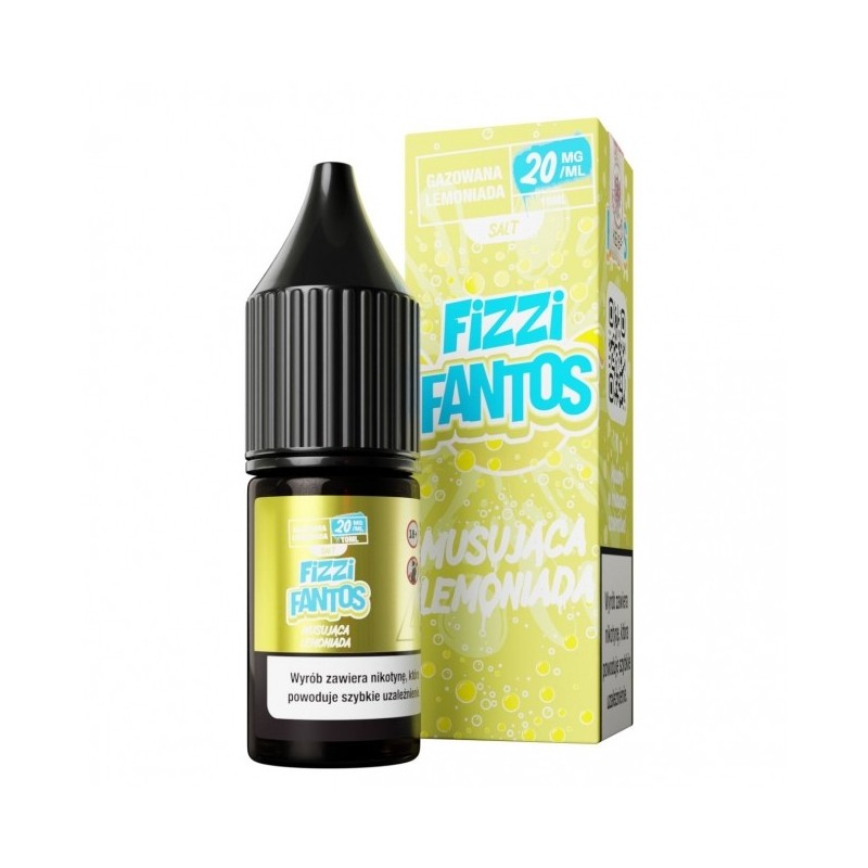 Liquid Fizzi Fantos Salt 10ml o mocy 20 mg soli nikotynowej w smaku Musująca Lemoniada