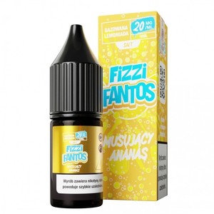 Liquid Fizzi Fantos Salt 10ml o mocy 20 mg soli nikotynowej w smaku Musujący Ananas