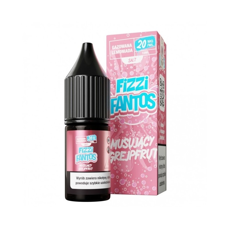 Liquid Fizzi Fantos Salt 10ml o mocy 20 mg soli nikotynowej w smaku Musujący Grejpfrut