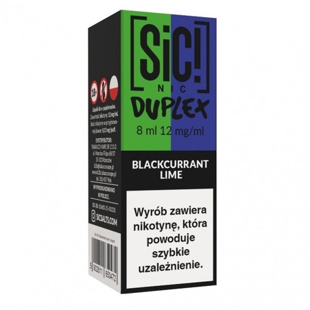 Liquid SIC! NIC Duplex 8ml o smaku Blackcurrant Lime
