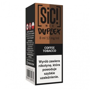 Liquid SIC! NIC Duplex 8ml o smaku Coffee Tobacco