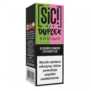 Liquid SIC! NIC Duplex 8ml o smaku Elderflower Lychee Ice