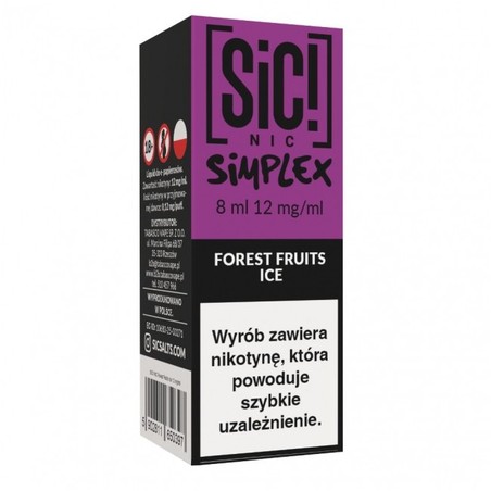 Liquid SIC! NIC Simplex 8ml o smaku Forest Fruits Ice