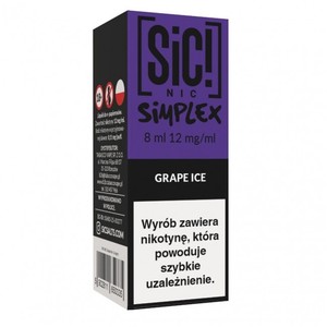 Liquid SIC! NIC Simplex 8ml o smaku Grape Ice