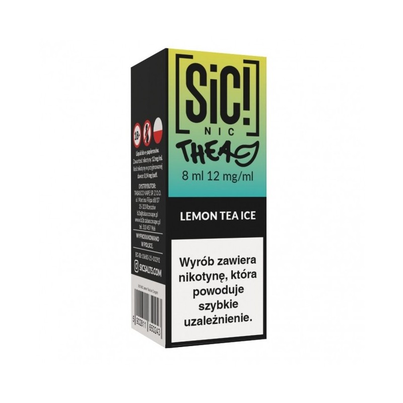 Liquid SIC! NIC Thea 8ml o smaku Lemon Tea Ice