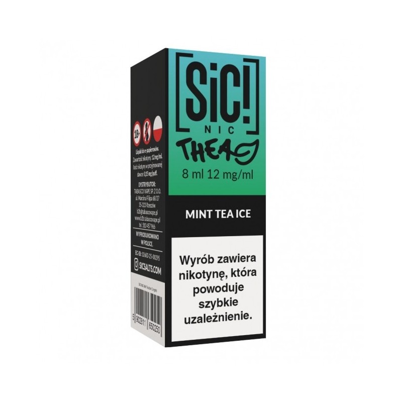 Liquid SIC! NIC Thea 8ml o smaku Mint Tea Ice