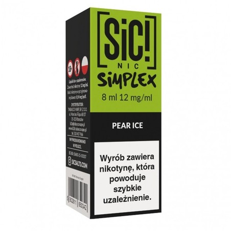 Liquid SIC! NIC Simplex 8ml o smaku Pear Ice