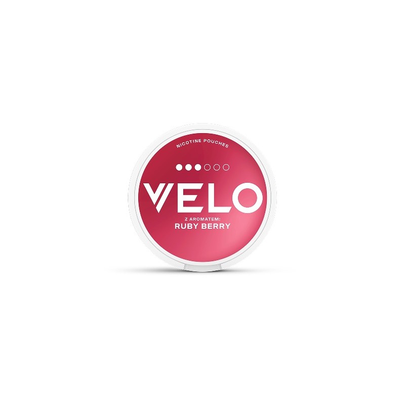 Saszetki nikotynowe VELO Ruby Berry 10 mg slim