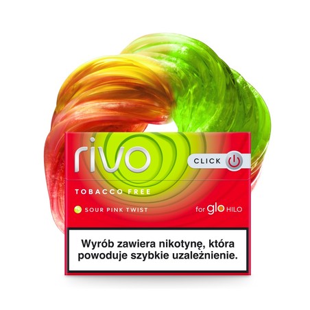 Wkłady rivo Sour Pink Twist do glo Hilo