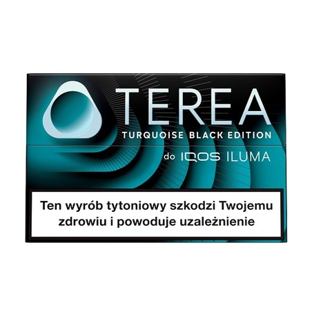 Wkłady tytoniowe TEREA Turquoise Black Edition