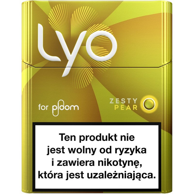 Wkłady nikotynowe LYO Zesty Pear do Ploom AURA