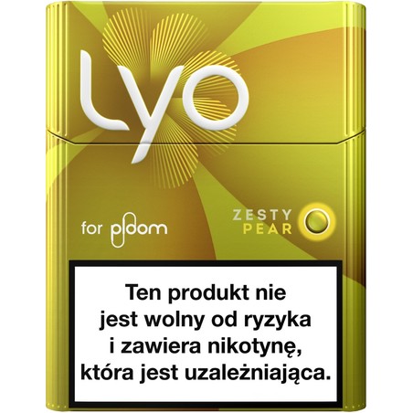 Wkłady nikotynowe LYO Zesty Pear do Ploom AURA