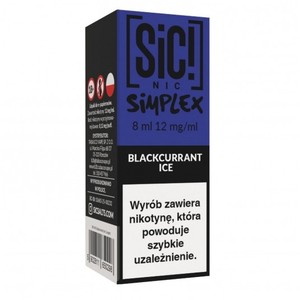 Liquid SIC! NIC Simplex 8ml o smaku Blackcurrant Ice
