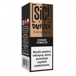 Liquid SIC! NIC Duplex 8ml o smaku Cookie Tobacco