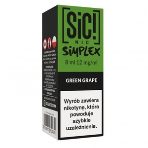 Liquid SIC! NIC Simplex 8ml o smaku Green Grape
