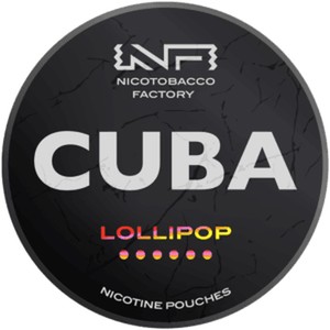 Saszetki nikotynowe Cuba Black Lollipop 66 mg/g