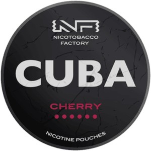 Saszetki nikotynowe Cuba Black Cherry 66 mg/g