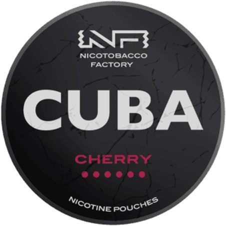 Saszetki nikotynowe Cuba Black Cherry 66 mg/g