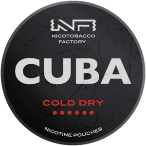Saszetki nikotynowe Cuba Black Cold Dry 66 mg/g