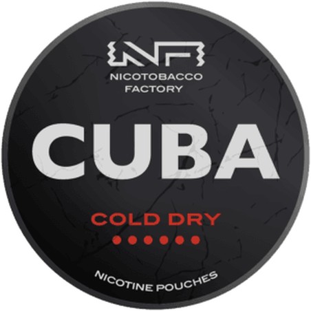 Saszetki nikotynowe Cuba Black Cold Dry 66 mg/g