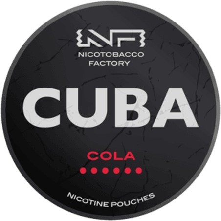 Saszetki nikotynowe Cuba Black Cola 66 mg/g
