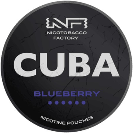 Saszetki nikotynowe Cuba Black Blueberry 66 mg/g