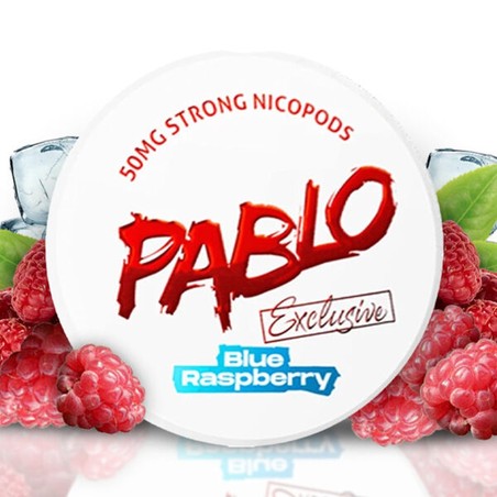 Saszetki nikotynowe Pablo Exclusive Blue Raspberry 30 mg