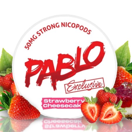 Saszetki nikotynowe Pablo Exclusive Strawberry Cheesecake 30 mg