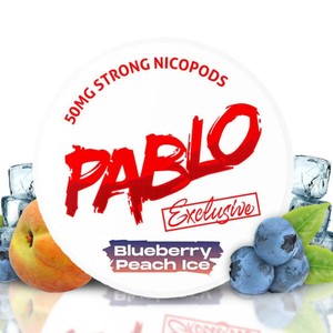 Saszetki nikotynowe Pablo Exclusive Blueberry Peach Ice 30 mg