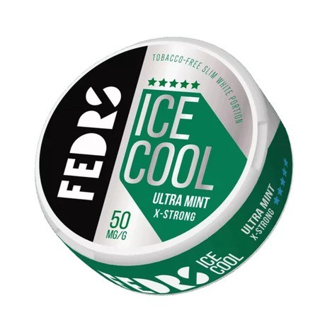 Saszetki nikotynowe FEDRS Ice Cool X-Strong Ultra Mint 50 mg/g