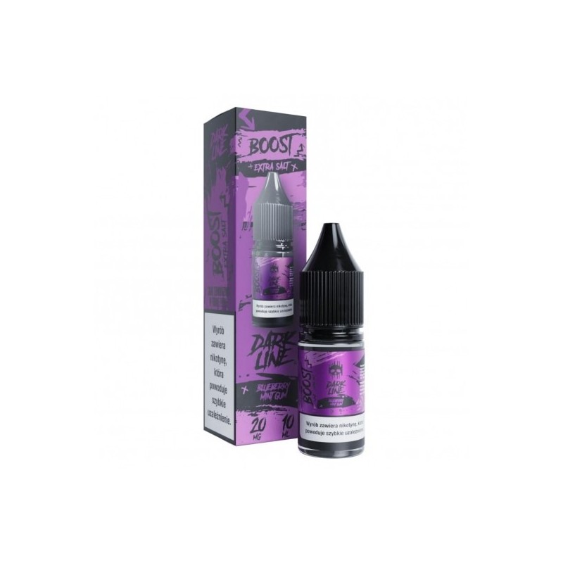 Liquid Dark Line Boost Salt 10ml o smaku Blueberry Mint Gum