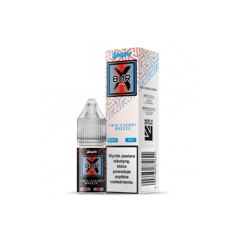 Liquid Slushie Bar Salt 10ml o smaku Twin Cherry Breeze