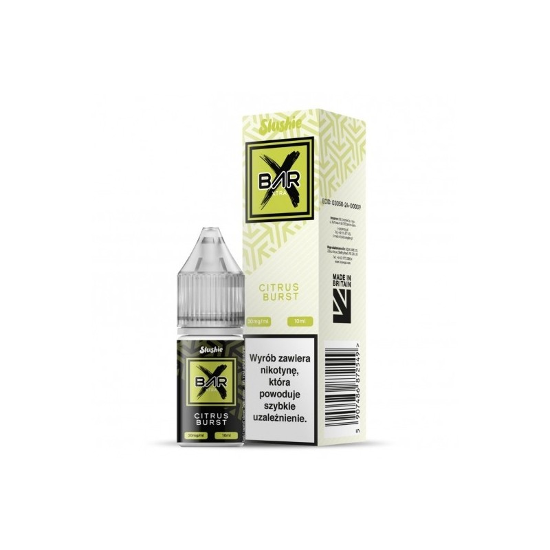 Liquid Slushie Bar Salt 10ml o smaku Citrus Burst