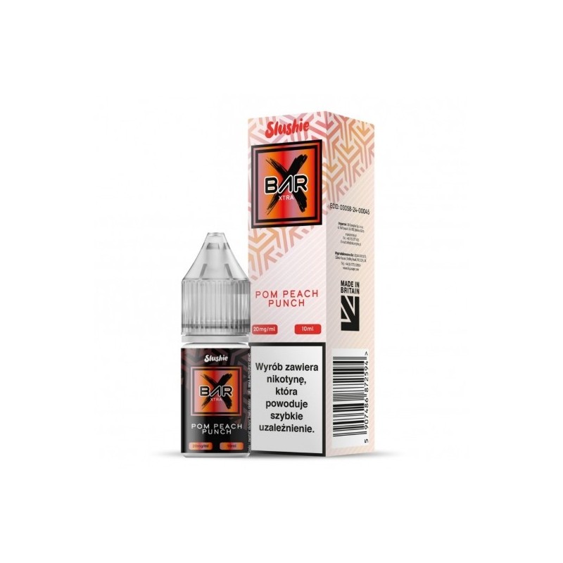 Liquid Slushie Bar Salt 10ml o smaku Pom Peach Punch