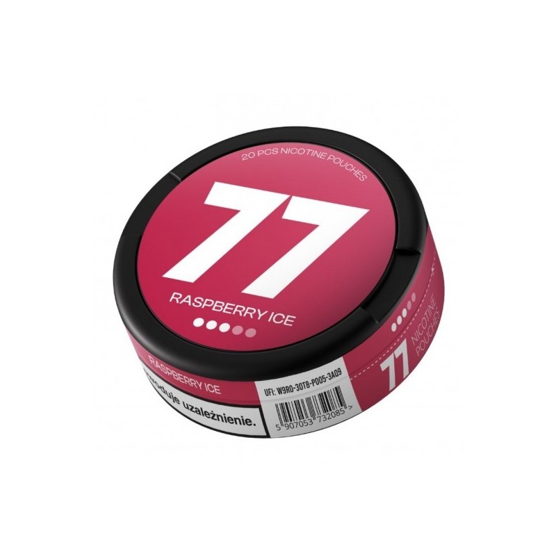 Saszetki nikotynowe 77 - Raspberry Ice 10,4 mg