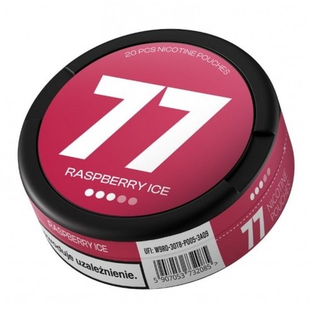 Saszetki nikotynowe 77 - Raspberry Ice 10,4 mg