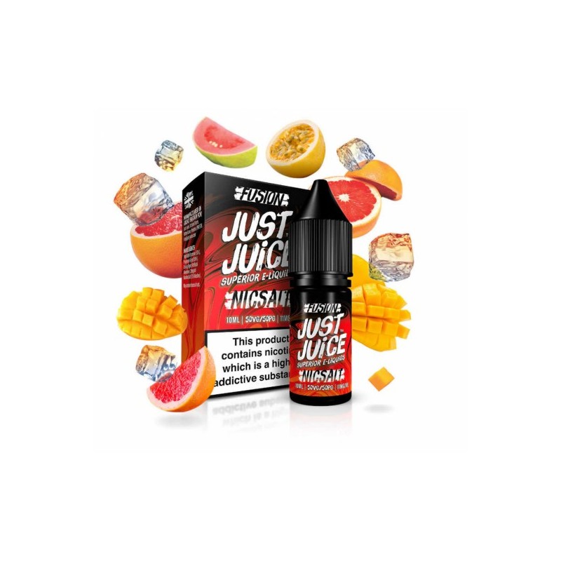 Liquid Just Juice Fusion 10ml o mocy 20 mg soli nikotynowej w smaku Mango & Blood Orange On Ice