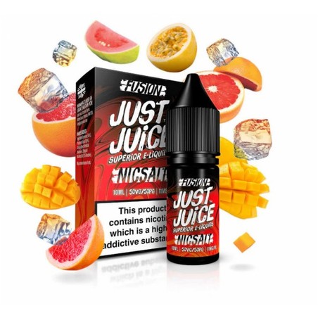 Liquid Just Juice Fusion 10ml o mocy 20 mg soli nikotynowej w smaku Mango & Blood Orange On Ice