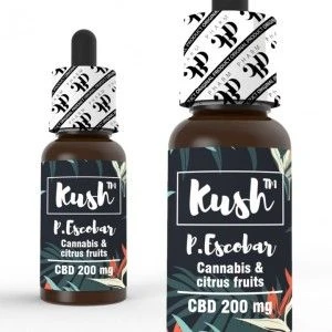 Liquid Kush Standard CBD 200mg 10ml - P.ESCOBAR - 24,46 zł - Polski (Polish)