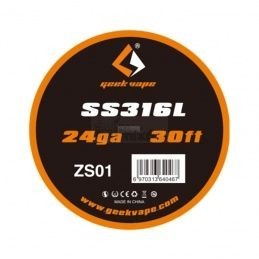 Drut GEEKVAPE - SS316L/24ga*30FT - Drut GEEKVAPE - SS316L/24ga*30FT - - 15,28 zł - Drut GEEKVAPE - SS316L/24ga*30FT - Wysokie
