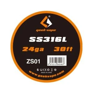 Drut GEEKVAPE - SS316L/24ga*30FT - Drut GEEKVAPE - SS316L/24ga*30FT -  - 15,28 zł - Drut GEEKVAPE - SS316L/24ga*30FT - Wysokie