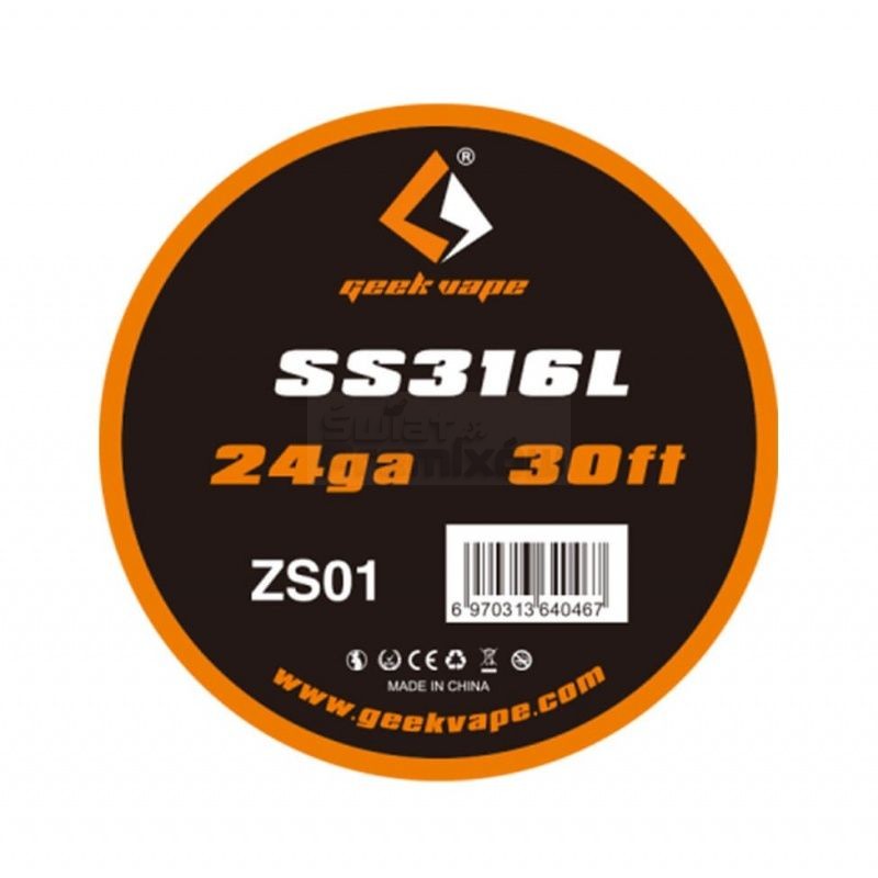 Drut GEEKVAPE - SS316L/24ga*30FT - Drut GEEKVAPE - SS316L/24ga*30FT - - 15,28 zł - Drut GEEKVAPE - SS316L/24ga*30FT - Wysokie Drut GEEKVAPE - SS316L/24ga*30FT - Drut GEEKVAPE - SS316L/24ga*30FT - - 15,28 zł - Drut GEEKVAPE - SS316L/24ga*30FT - Wysokie
